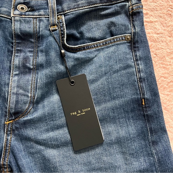 NWT Rag & Bone Slim Denim Jeans Women’s Size 33 - Picture 3 of 11